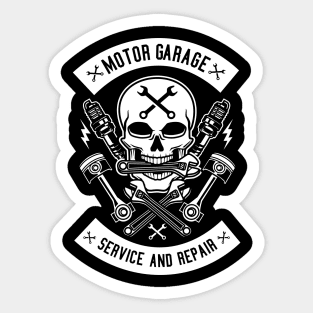 Motor Garage Sticker